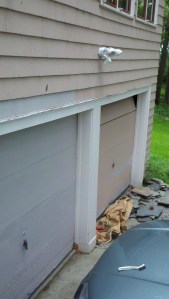 the garage door the garage door