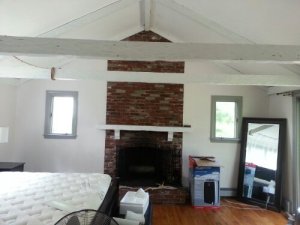 the bedroom before the tear down