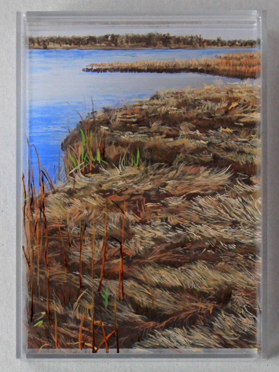 "Winter Harbor, Cohasset" © Jess Hurley Scott landscape painting