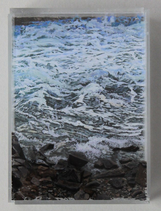 "Heading Out, Cohasset" © Jess Hurley Scott; acrylic on acrylic panel