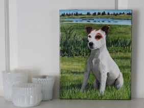 pet portrait of max by Jess Hurley Scott