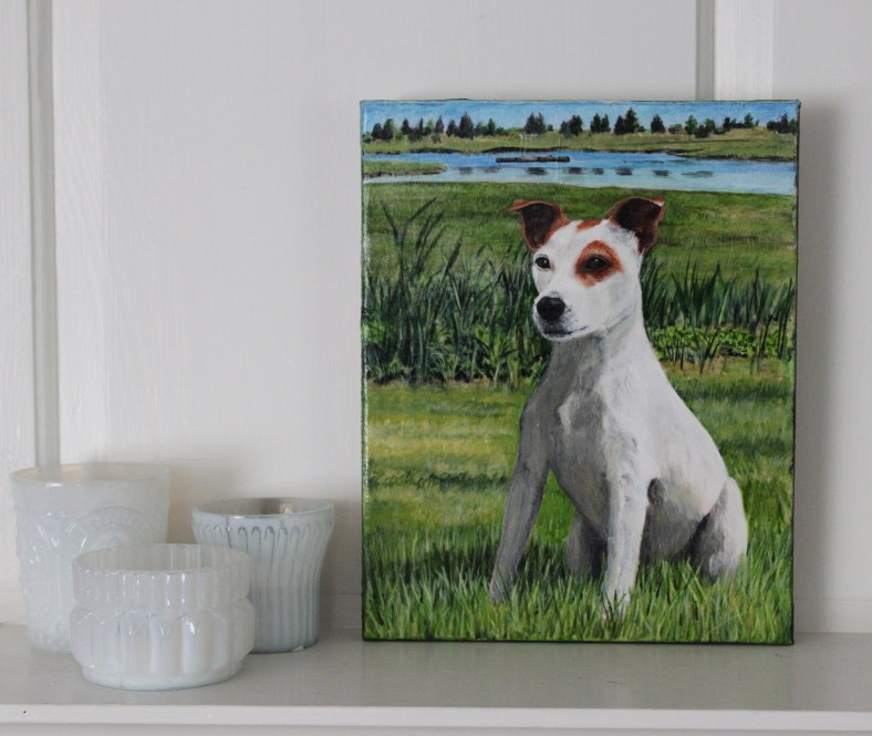 pet portrait of max by Jess Hurley Scott
